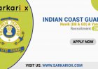 Indian Coast Guard Navik (Domestic Branch, General Duty) & Yantrik Online Form 2022