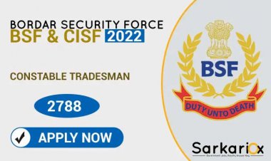Border Security Force (BSF) Constable Tradesman Recruitment 2022