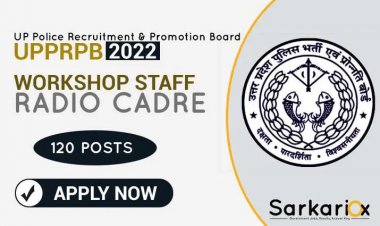 UP Police Recruitment & Promotion Board Recruitment 2022 Workshop Staff Online Application Form