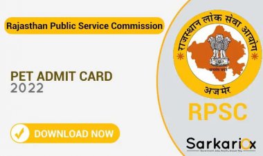 Rajasthan Police Sub Inspector (SI) PET Admit Card 2022