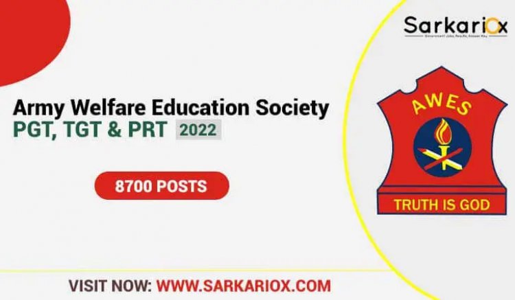 Army Welfare Education Society Teacher Recruitment 2022 - Online Apply
